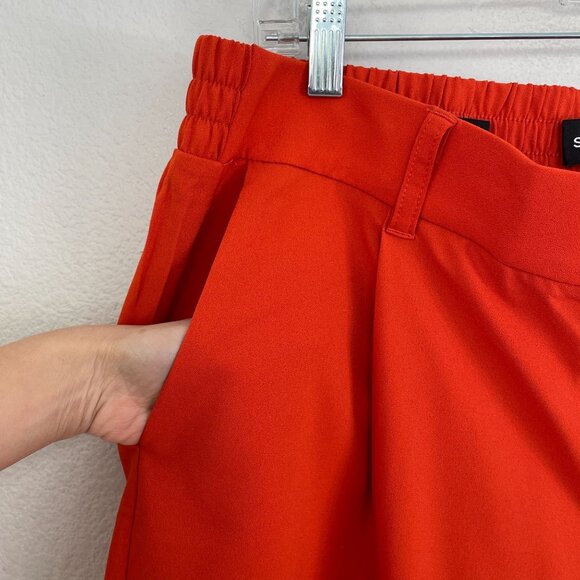 NEW Studio By Torrid Womens Plus 18 Wide Leg Pants in Pureed Pumpkin Trouser - Picture 8 of 10